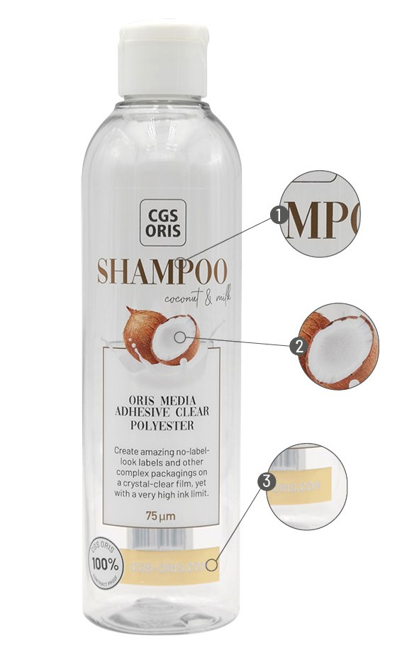 Verpackungsmuster Shampoo Web