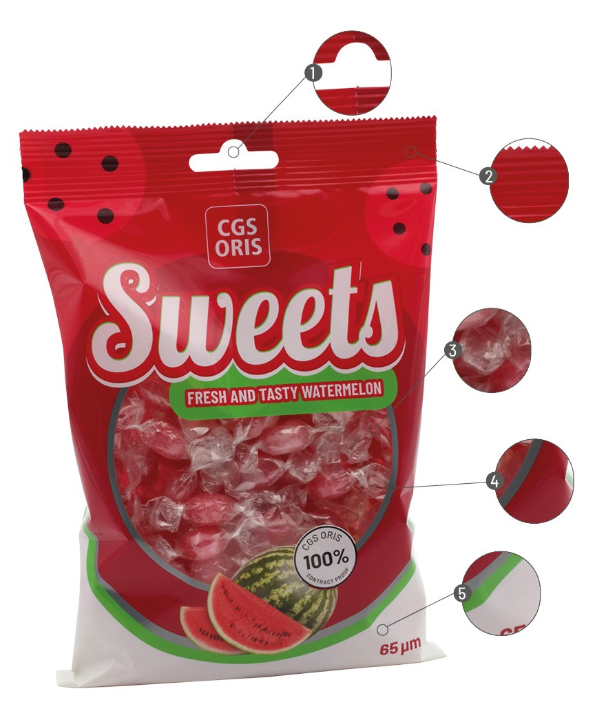Verpackungsmuster Sweets Web
